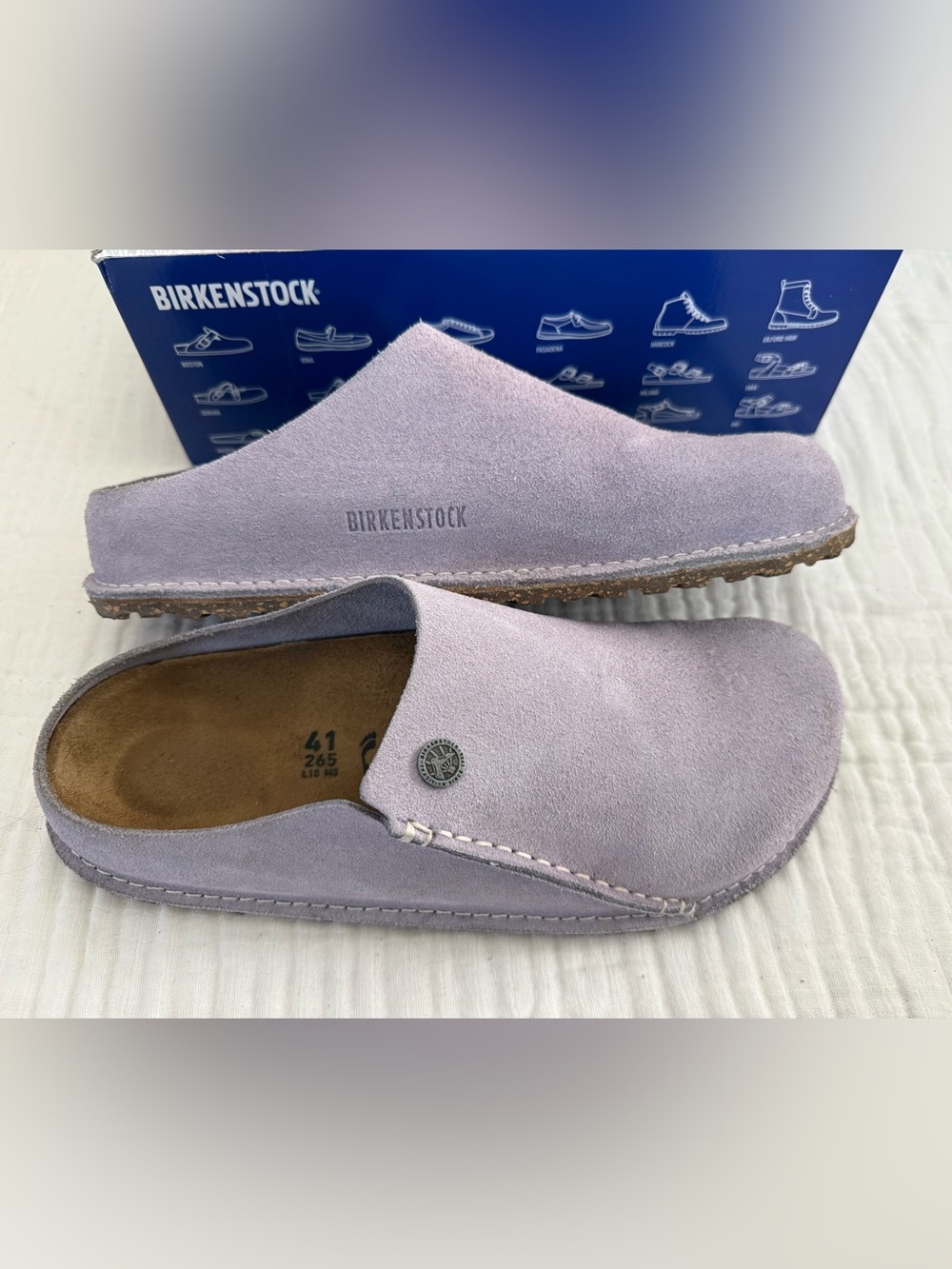 Birkenstock Zermatt Premium Suede Leather Clogs Size 41 Medium/Narrow